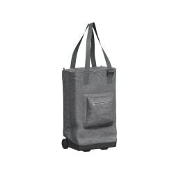 Simplifica tus compras con esta bolsa para super en color gris de la marca 5FIVE. Fabricada en poliéster, es resistente y fácil 