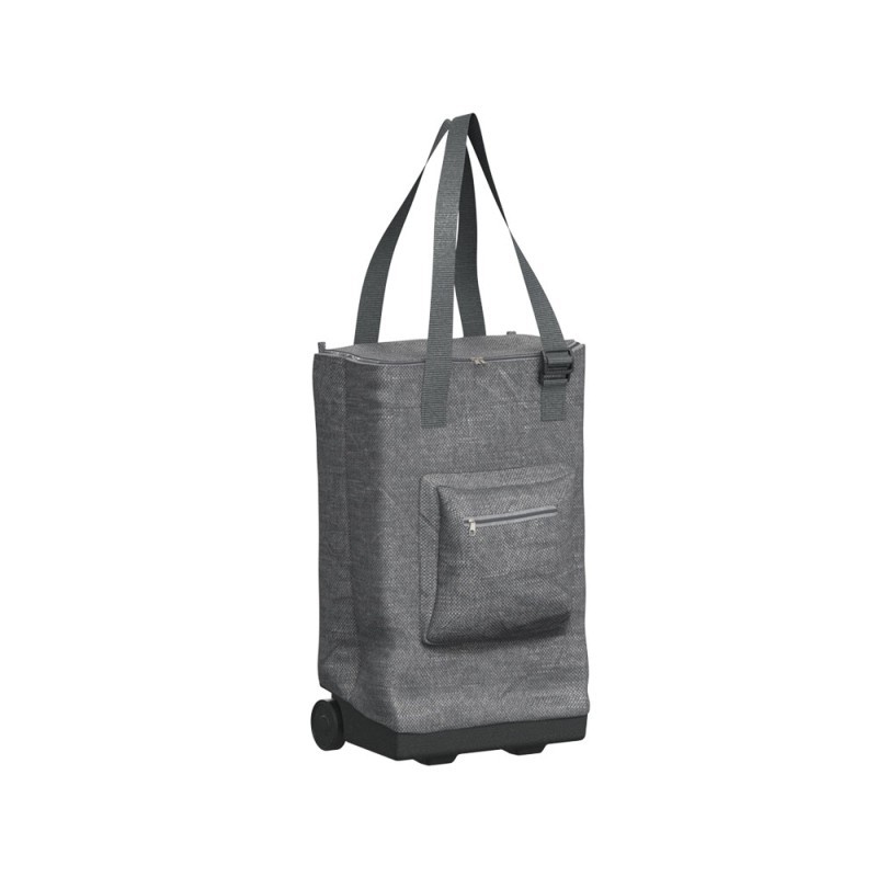 Simplifica tus compras con esta bolsa para super en color gris de la marca 5FIVE. Fabricada en poliéster, es resistente y fácil 