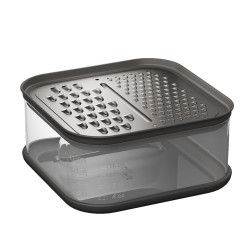 Prepara deliciosos platos con el Rallador de Queso de Acero Inoxidable de la marca 5FIVE. En color gris, este rallador combina p