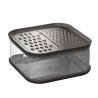 Prepara deliciosos platos con el Rallador de Queso de Acero Inoxidable de la marca 5FIVE. En color gris, este rallador combina p