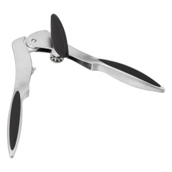 El abrelatas silver pro, diseñado para abrir latas de manera rápida y fácil. Su estructura resistente y ergonómica garantiza un 