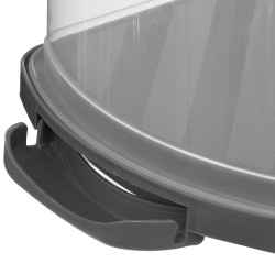 Mantén tu pan siempre fresco y organizado con este contenedor para pan, diseñado para conservar mejor los alimentos y dar un toq