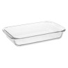 El refractario rectangular con tapa es ideal para hornear, almacenar y servir tus platillos favoritos. Su diseño resistente perm