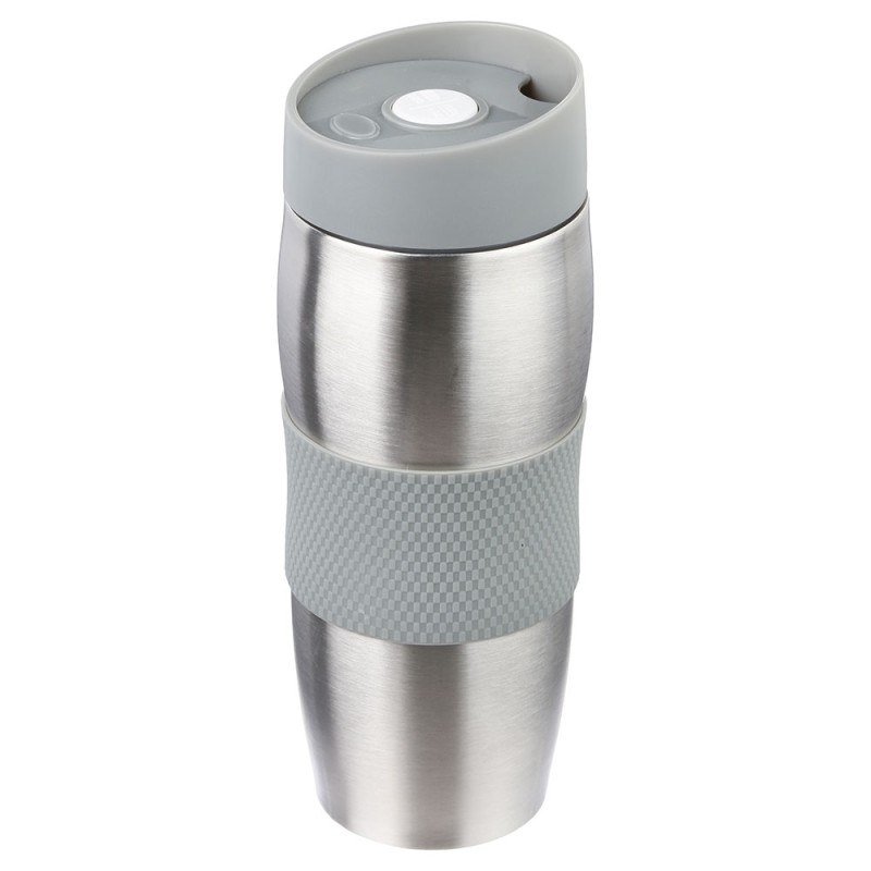 El termo 350 ml 5five mantiene tus bebidas calientes o frías por más tiempo gracias a su diseño térmico. Su tapa hermética evita
