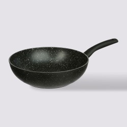 El wok de 5five es ideal para saltear, freír y cocinar con menos aceite. Su diseño permite una distribución uniforme del calor p