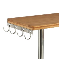 Organiza tu cocina de forma eficiente con este estante de 3 niveles, ideal para almacenar utensilios, frascos, especias, su dise
