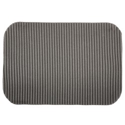 Tapete para vajilla 5Five en color gris con diseño de líneas. Ideal para secar platos y utensilios de cocina, cuenta con materia