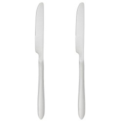 Prepara tus alimentos con el juego de 2 cuchillos Nevis de acero inoxidable de la marca Secret de Gourmet. Ideales para cualquie