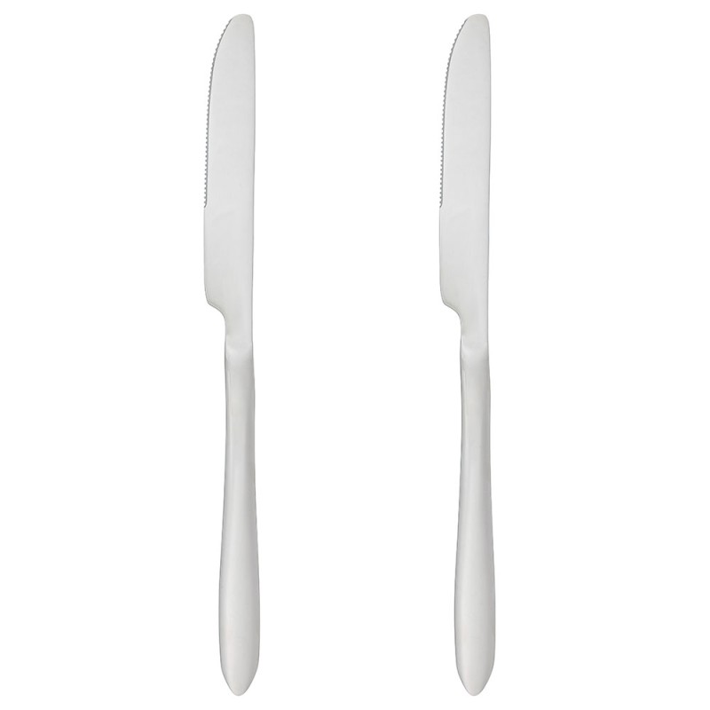 Prepara tus alimentos con el juego de 2 cuchillos Nevis de acero inoxidable de la marca Secret de Gourmet. Ideales para cualquie