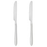 Prepara tus alimentos con el juego de 2 cuchillos Nevis de acero inoxidable de la marca Secret de Gourmet. Ideales para cualquie