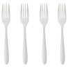 Añade elegancia a tu mesa con el juego de 4 tenedores Nevis de acero inoxidable de la marca Secret de Gourmet. Estos duraderos t