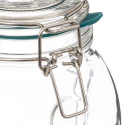 Mantén tus alimentos frescos y bien organizados con este frasco de 1.5 litros, ideal para almacenar ingredientes secos, snacks o