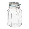El frasco de vidrio 1l 5five, ideal para almacenar alimentos y conservar su frescura. Su diseño resistente y transparente permit