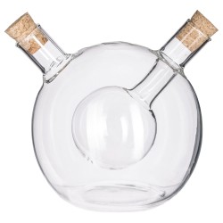 Añade un toque de estilo a tu mesa con las Aceiteras Vinagreras de Vidrio de la marca 5FIVE. Disponibles en varios diseños, esta