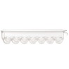 Mantén tus huevos frescos y seguros con este práctico organizador de 12 cavidades. Ideal para el refrigerador o la despensa, su 