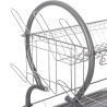 Optimiza el espacio en tu cocina con este práctico escurridor de 2 niveles, ideal para secar platos, vasos, tazas y utensilios d