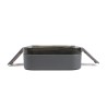 Contenedor con 2 compartimentos, ideal para almacenar y organizar distintos alimentos en un solo envase. Su diseño práctico y fu