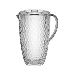 Sirve tus bebidas con estilo con la Jarra Estiva 2L de 5FIVE. Fabricada en poliestireno transparente, esta jarra ofrece una capa