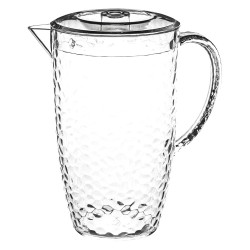 Sirve tus bebidas con estilo con la Jarra Estiva 2L de 5FIVE. Fabricada en poliestireno transparente, esta jarra ofrece una capa