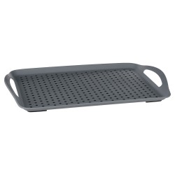Organiza y protege tu espacio con la Charola Antideslizante 5FIVE. Fabricada en polipropileno resistente en un discreto color gr