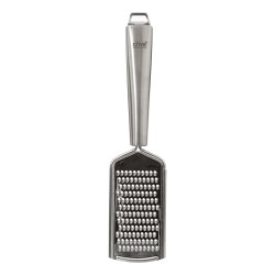 Agrega un toque de queso fresco a tus platos con el Rallador de Queso de Acero Inoxidable 5FIVE. Fabricado en acero inoxidable d