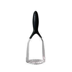 Machacador de papas plegable, práctico y compacto para preparar puré con facilidad. Su diseño plegable ahorra espacio y su mango