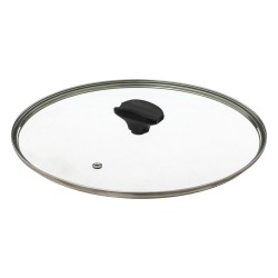 Tapa para cacerola de 30 cm, fabricada con materiales resistentes al calor. Diseño ajustado para conservar el calor y los sabore