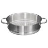 La vaporera de 24 cm, ideal para cocinar al vapor de manera saludable y conservar los nutrientes de los alimentos. Su diseño res