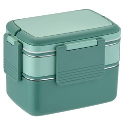 La lonchera es perfecta para mantener tus alimentos organizados y frescos. Su diseño práctico y resistente la hace ideal para ll