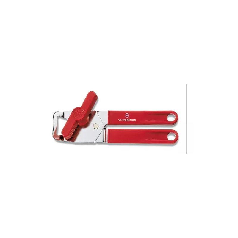 Abrelatas universal, práctico y resistente, ideal para abrir latas de manera rápida y segura. Su diseño ergonómico garantiza un 