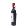 Esta mini botella de vino práctico te ayuda a abrir los de tamaño completo. El abrebotellas se abre para revelar un sacacorchos.