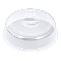 Tapa anti salpicaduras para Microondas evita ensuciar tu micro de los alimentos, material de plástico libre de BPA, con agarrade
