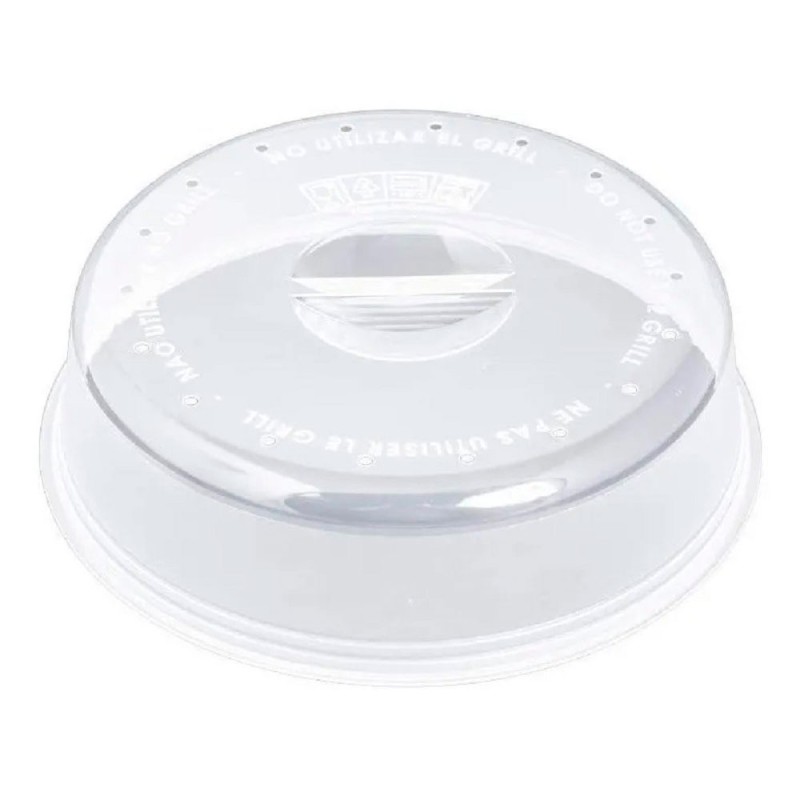Tapa anti salpicaduras para Microondas evita ensuciar tu micro de los alimentos, material de plástico libre de BPA, con agarrade