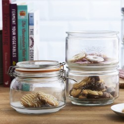 Esta solución de almacenamiento apilable mantendrá los alimentos secos más frescos durante más tiempo. Perfecto para la cocina, 
