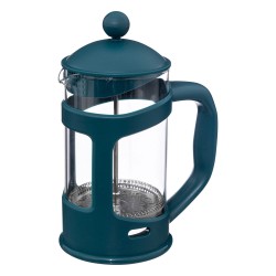 La prensa francesa de 800 ml permite preparar café con un sabor intenso y auténtico. Su filtro de acero inoxidable asegura una e