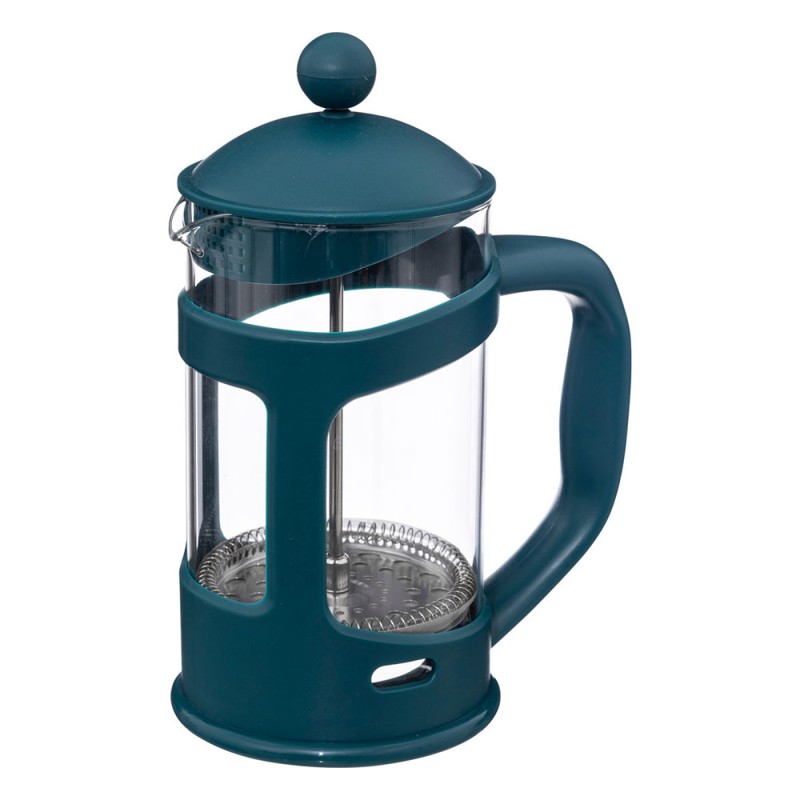 La prensa francesa de 800 ml permite preparar café con un sabor intenso y auténtico. Su filtro de acero inoxidable asegura una e