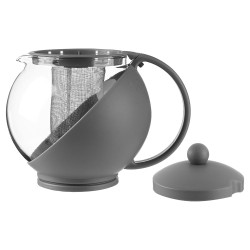 La tetera de infusión de 1.2 L es ideal para preparar té con hojas sueltas o hierbas. Cuenta con un filtro integrado para una in
