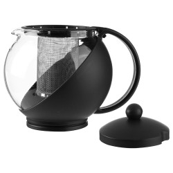 La tetera de infusión de 1.2 L es ideal para preparar té con hojas sueltas o hierbas. Cuenta con un filtro integrado para una in