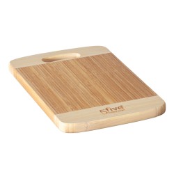 Tabla para picar de bambú, resistente y duradera, ideal para cortar y preparar alimentos. su material natural es seguro para los