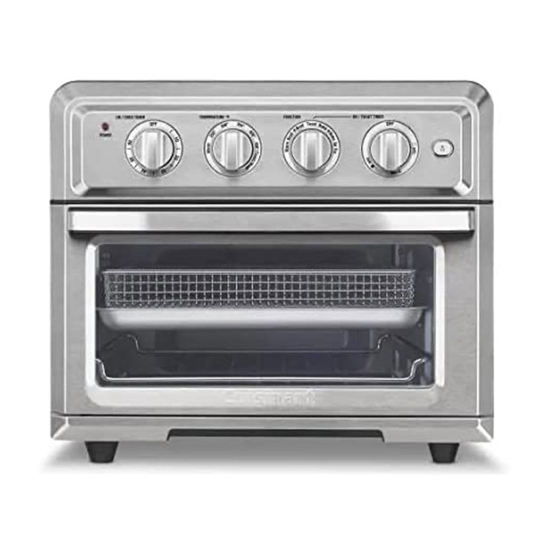 Este horno de 1800W no solo hornea, gratina, asa y tuesta, sino que también permite freír utilizando aire ultra caliente. La fri