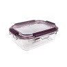 Contenedor de vidrio kilner® de 1,4 litros, ideal para almacenar y cocinar con frescura garantizada. Su diseño apilable y sosten