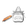 Frasco clip redondo de 125 ml, es ideal para conservar mostazas, pastas de chile, terrinas y almacenar especias, semillas, hierb