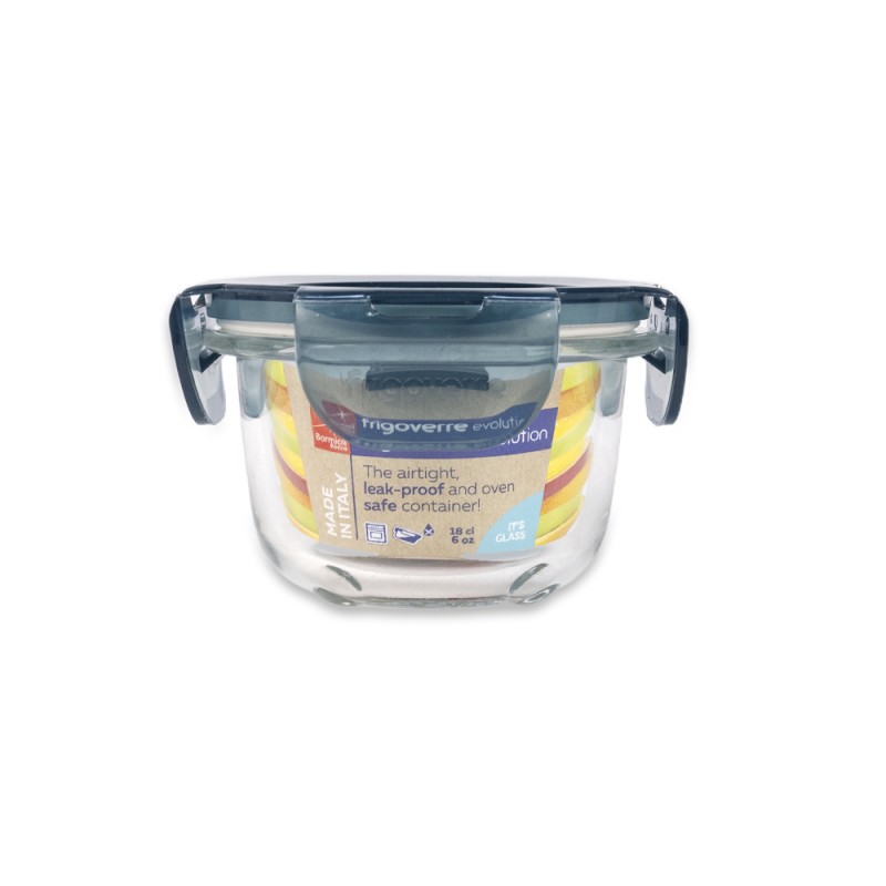 Reciente hecho de vidrio con tapa de plástico. Perfecto para transportar tus alimentos. Contenedores sellados herméticamente par