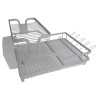 Este escurridor premium de aluminio combina calidad, resistencia y diseño moderno. su material extra duradero asegura una larga 