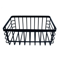 Este frutero de diseño moderno y minimalista en color negro aporta elegancia y sofisticación a cualquier espacio. ideal para man
