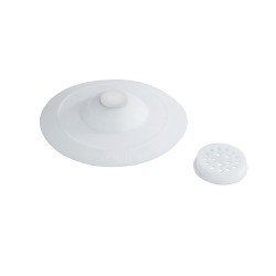 Dile adiós a los desagües obstruidos y a los tapones ineficaces. Con el tapón de desagüe y recogedor de residuos Flex, evitarás 