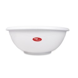Bowl redondo de 12.5 lt, ideal para mezclar, servir o almacenar grandes porciones de alimentos. Su diseño amplio y resistente lo