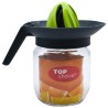 Con este práctico exprimidor, preparar tus jugos será más fácil en cualquier momento del día. su uso es sencillo, solo gira la p
