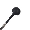 Cucharón, esta hecho de nylon y acero inoxidable, ideal para tu cocina. Su mango ergonómico y resistente ofrece un agarre cómodo