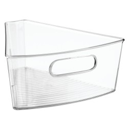 El contenedor Binz es ideal para organizar el refrigerador o la despensa, manteniendo los alimentos en orden. Perfecto para yogu